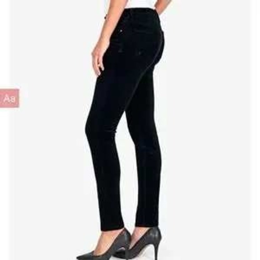 KUT from the Kloth Navy Blue Corduroy Slim Straight Leg Pants Womens Size 8